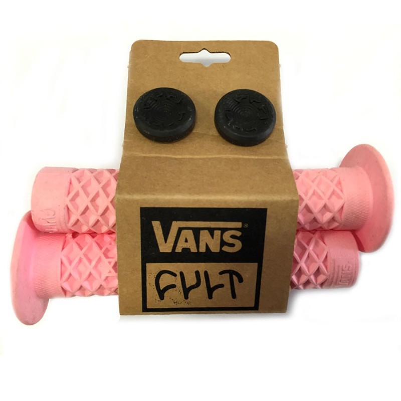POIGNEES BMX CULT X VANS ROSE (AVEC FLANGES)